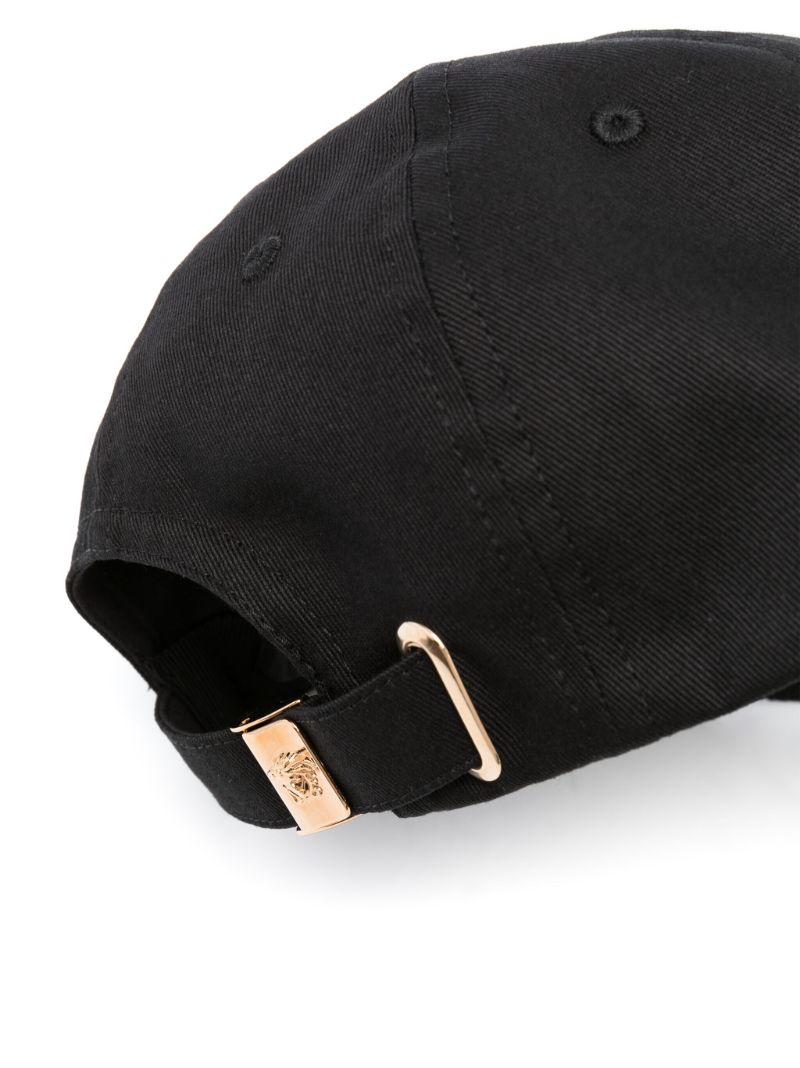 Black Logo-embroidered Cotton Baseball Cap