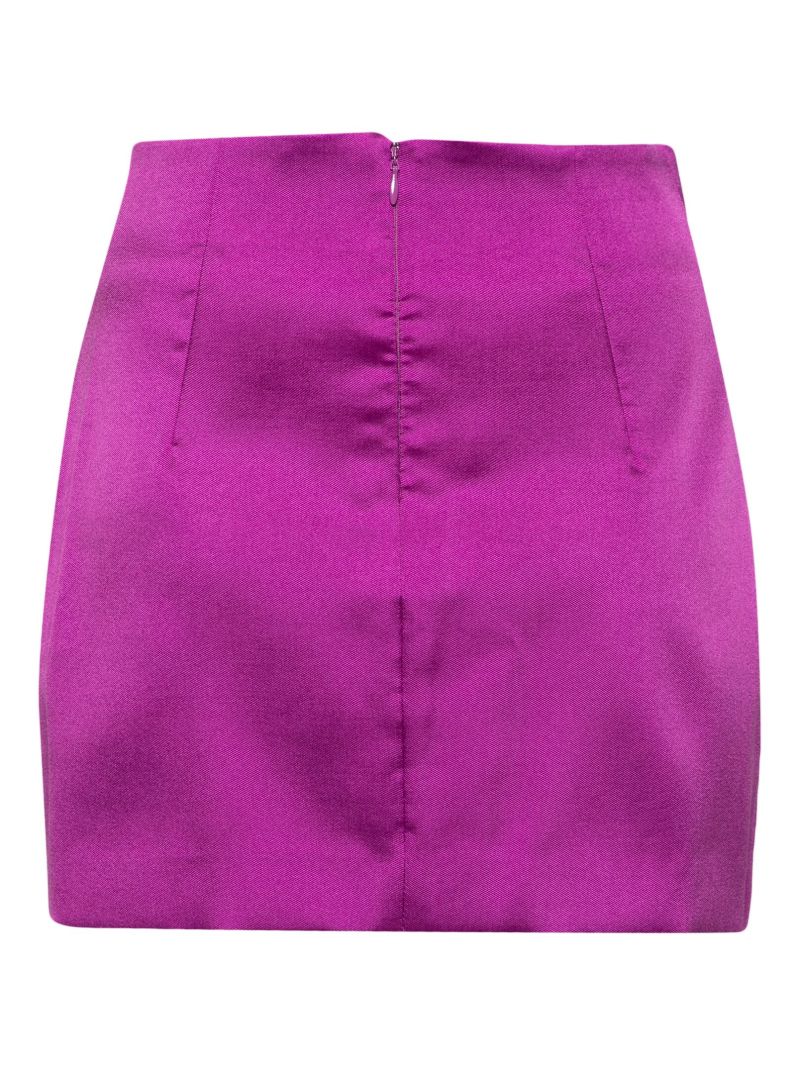 Purple Nerea Tailored Miniskirt