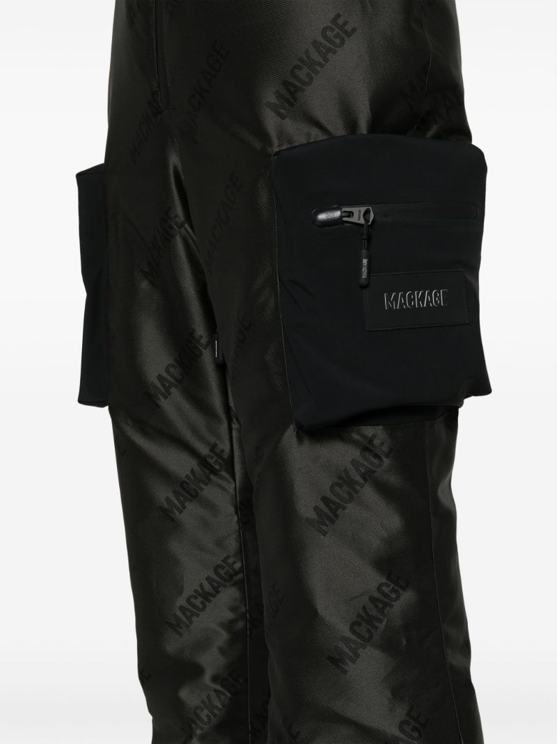 Grey Vinya Allover Logo-print Ski Jumpsuit