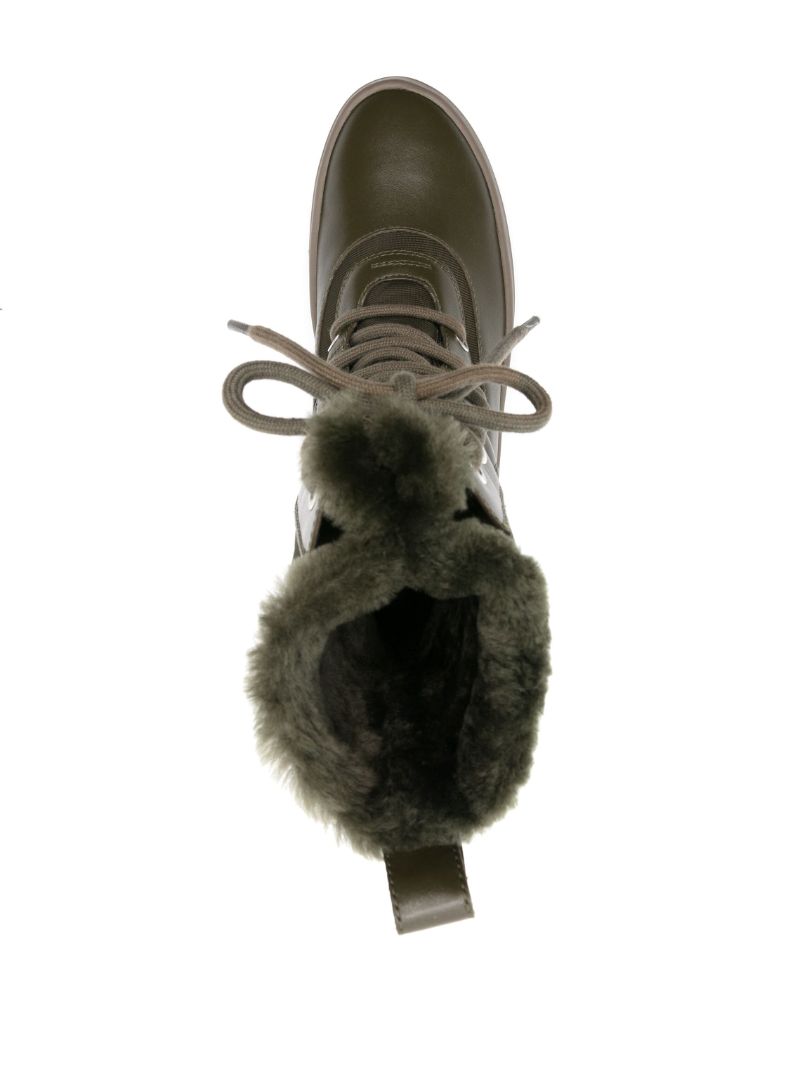 Green Hero Shearling-lined Winter Boots