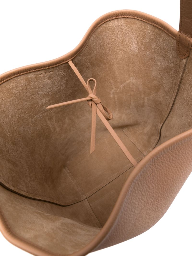 Brown N/s Park Leather Tote Bag