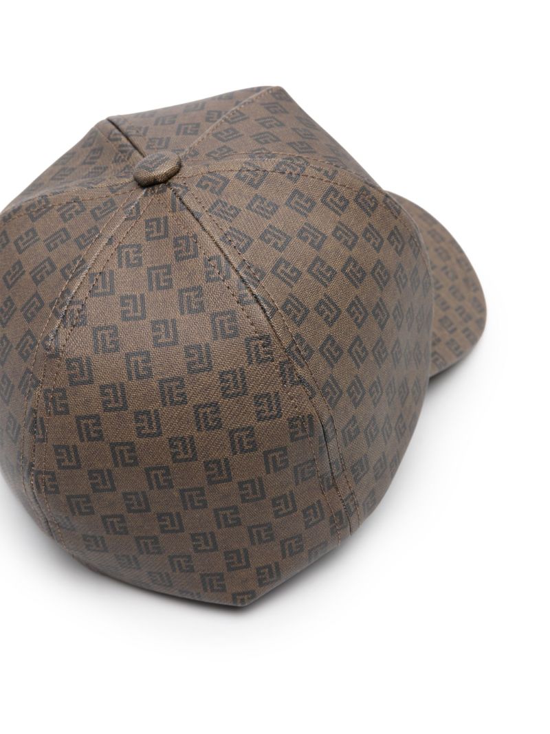 Brown Mini Monogram-print Baseball Cap