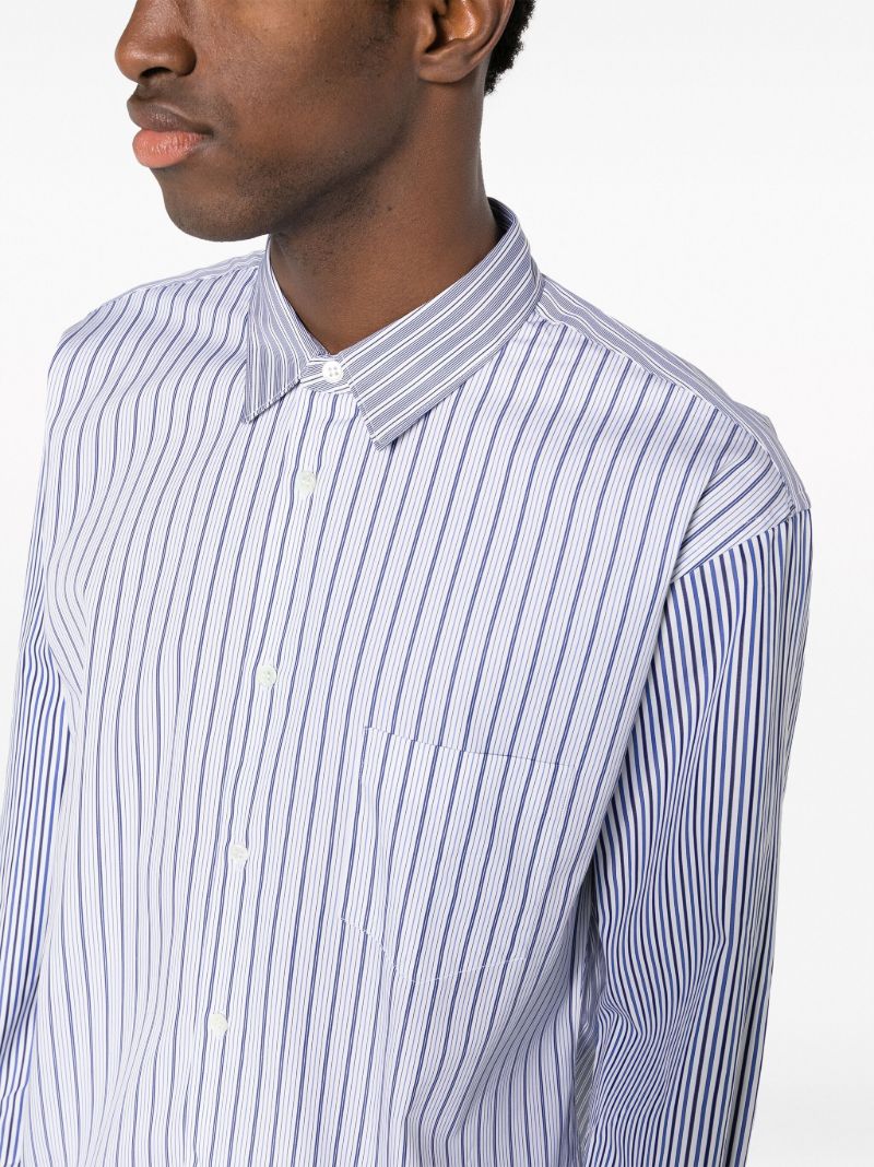 Blue Striped Cotton Shirt