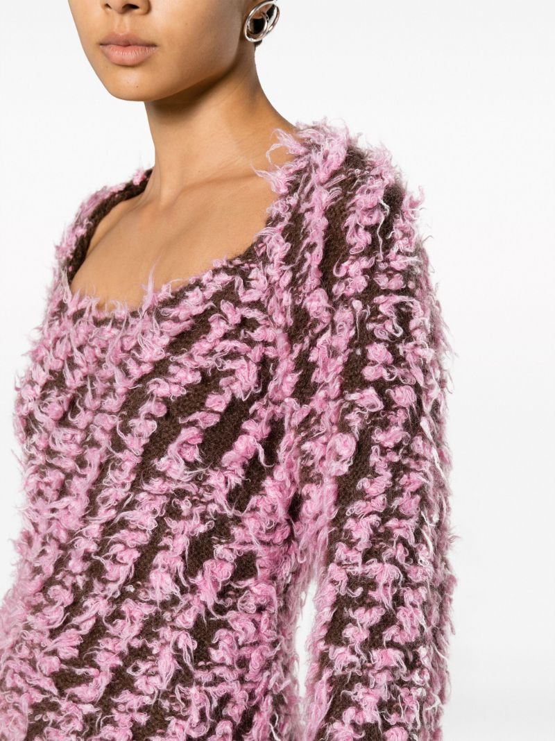Pink Giselle Knitted Mini Dress