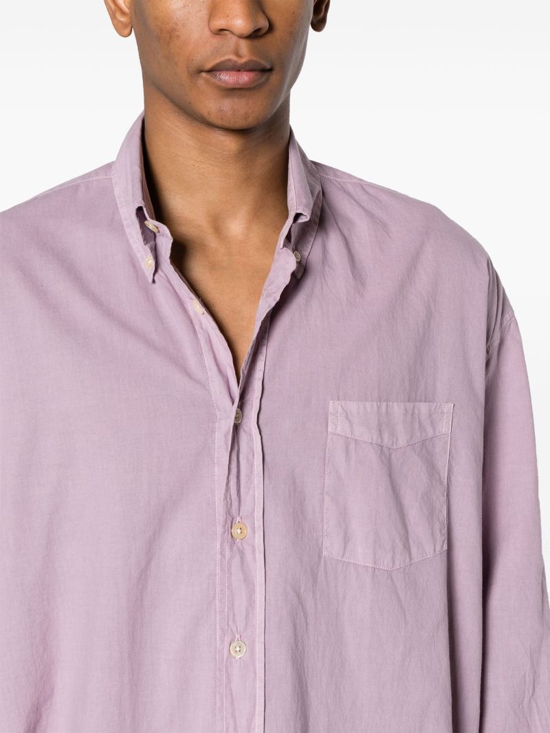 Purple Borrowed Bd Cotton Shirt