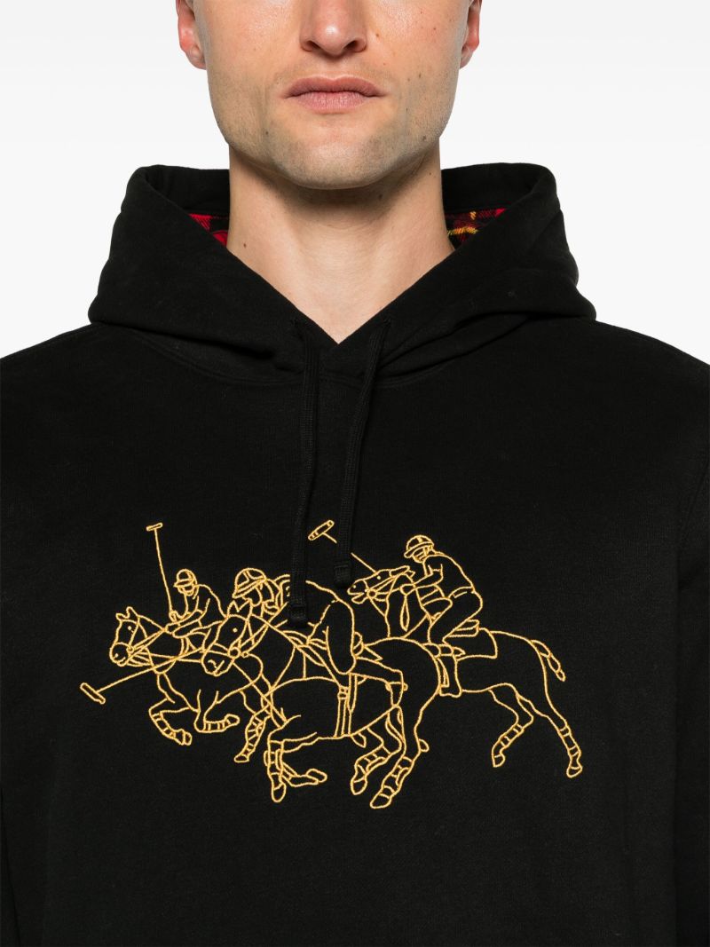 Black Lunar New Year Triple Pony Hoodie