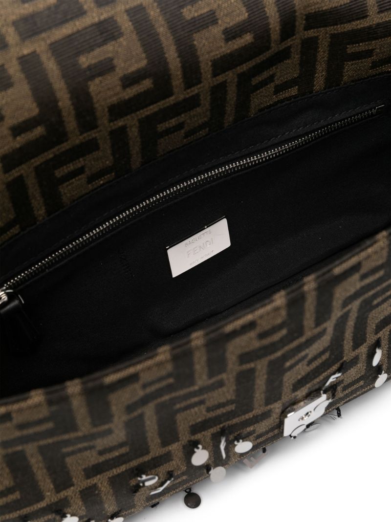 Black Sequin-embellished Tote Bag