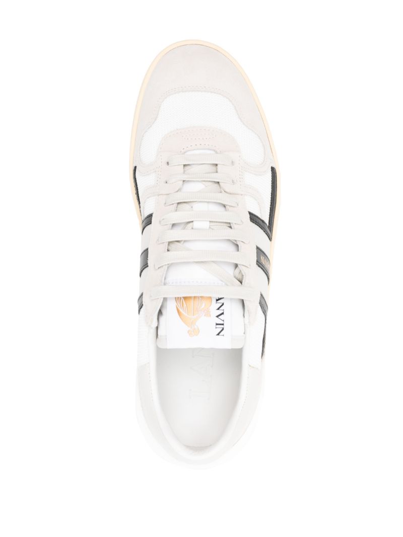 White Clay Leather Sneakers