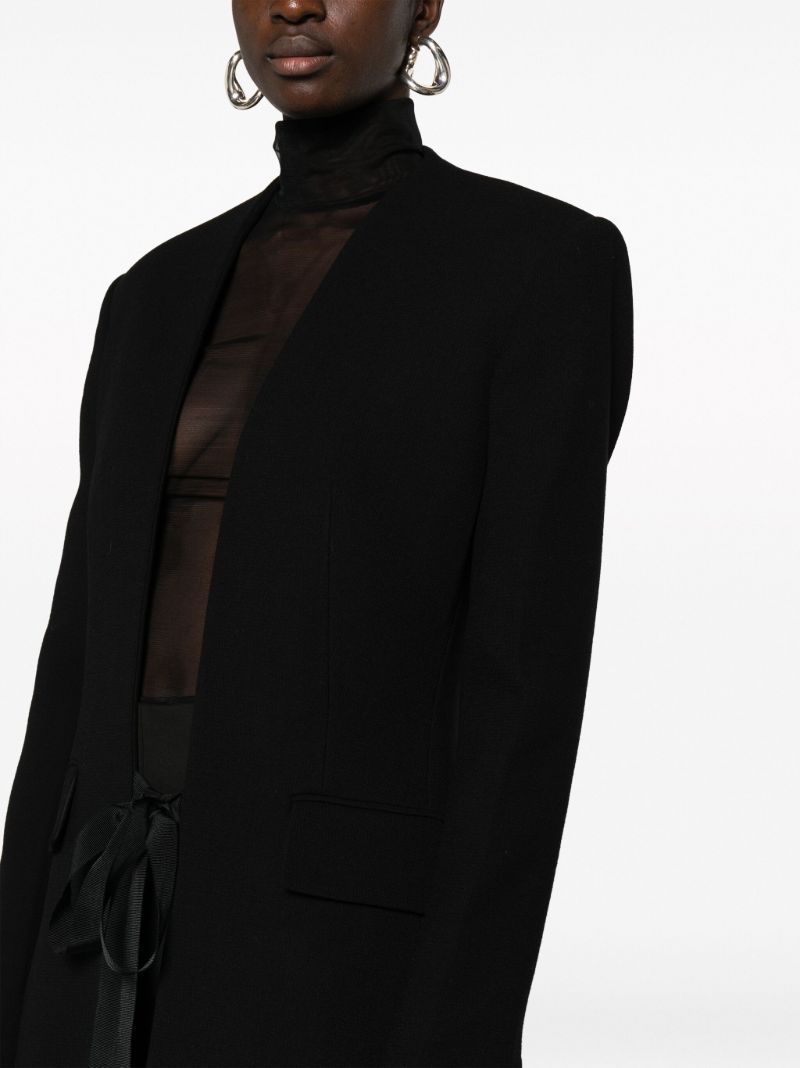 Black Virgin-wool Coat