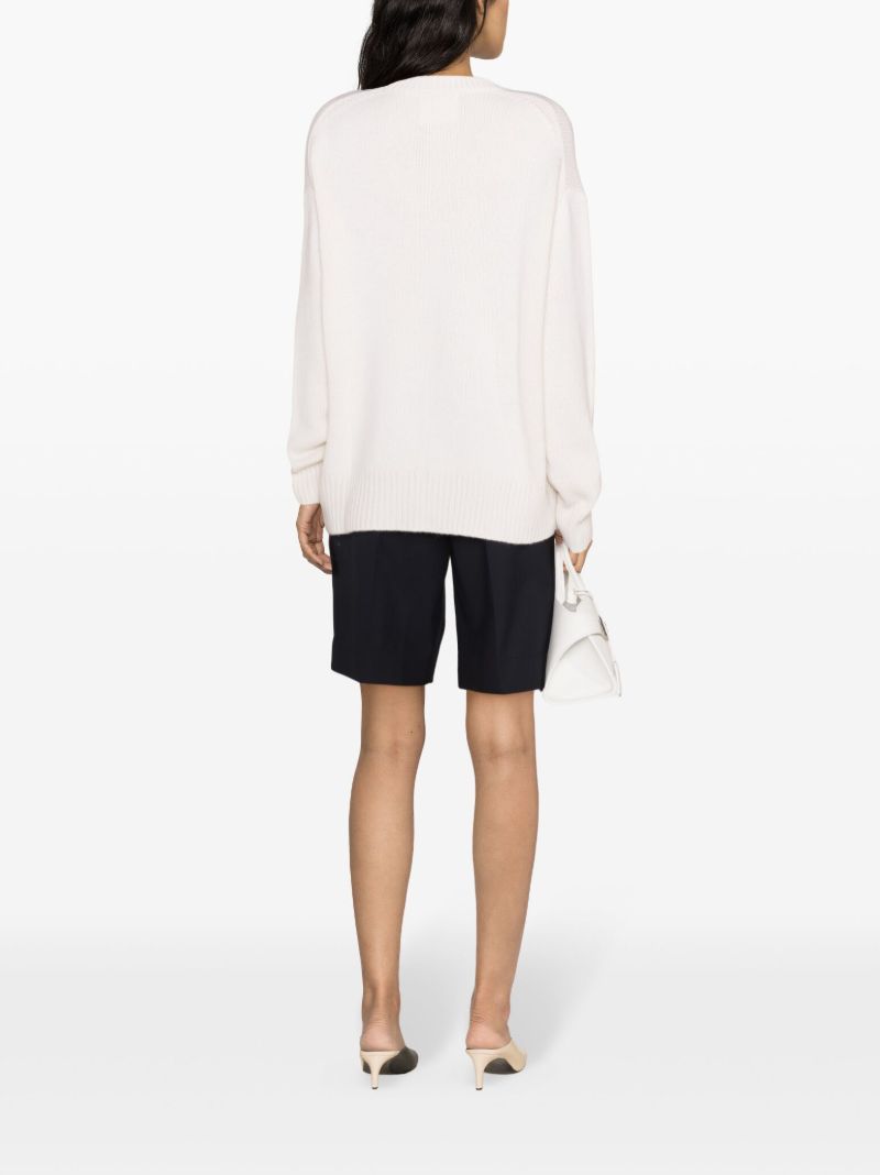 White Renske Cashmere Jumper