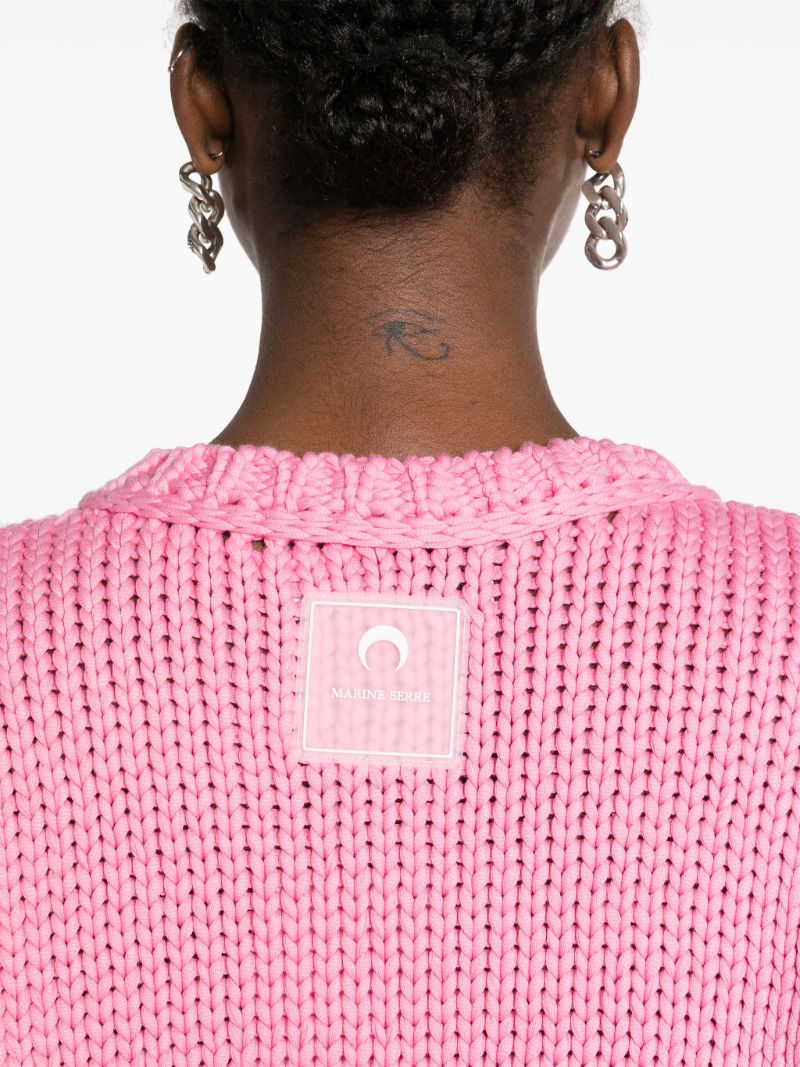 Pink Chunky Knit Sweater