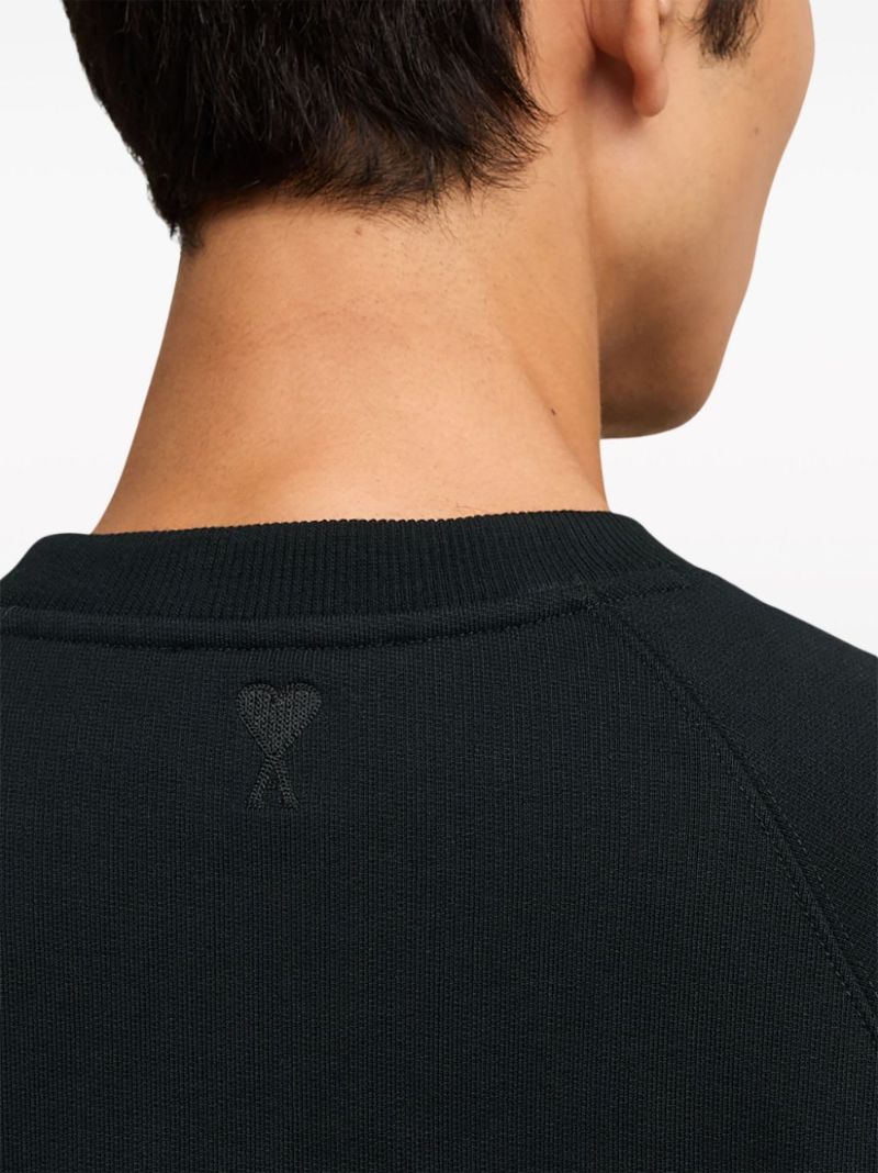 Black Logo-print Cotton Sweatshirt