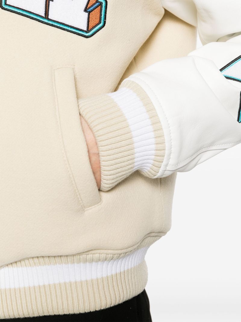 Neutral Thunderbolt Bomber Jacket