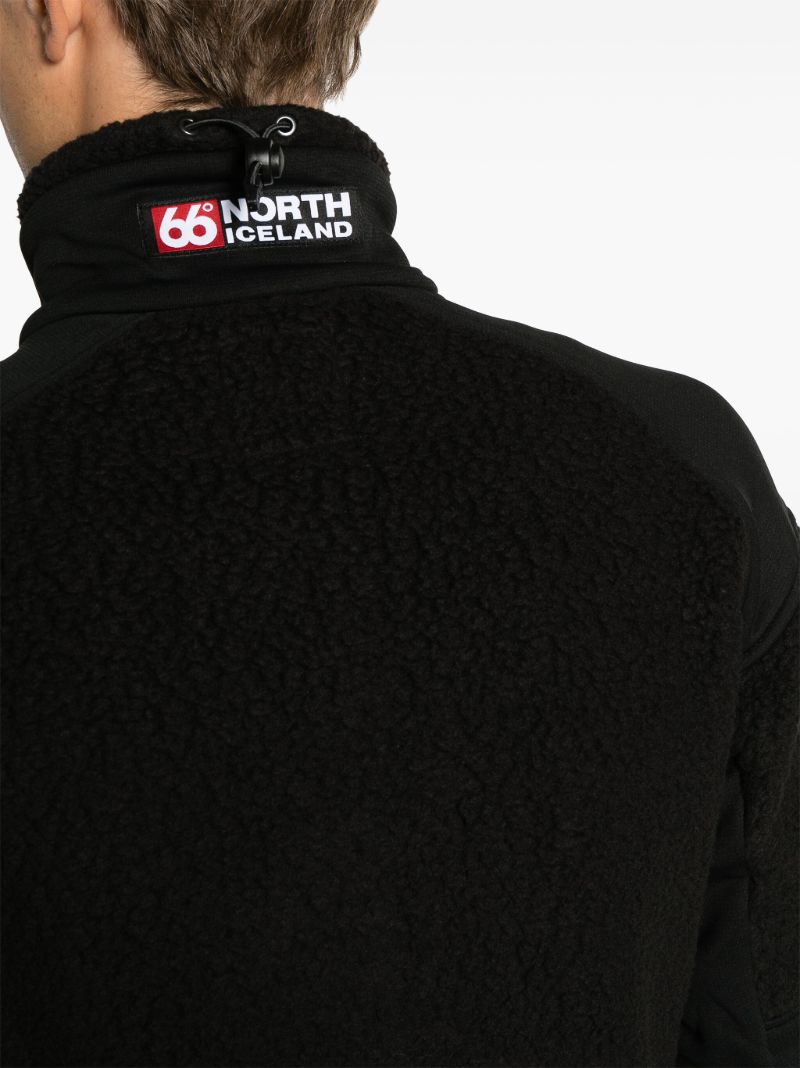 Black Tindur Technical Shearling Jacket