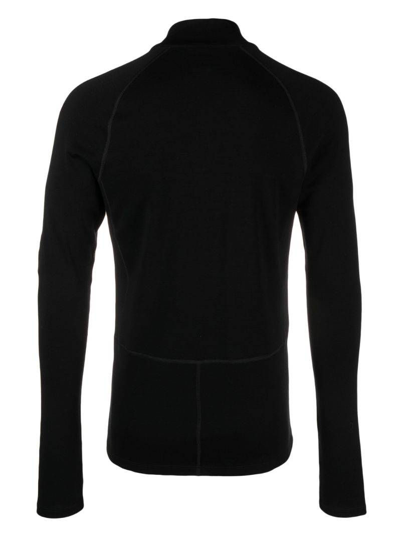 Black 300 Merinofineââ_x0080__x009e_¢ Half-zip Thermal Top