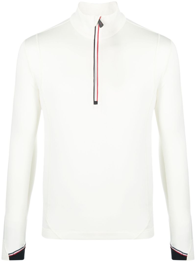 White Base Layer Polo Top