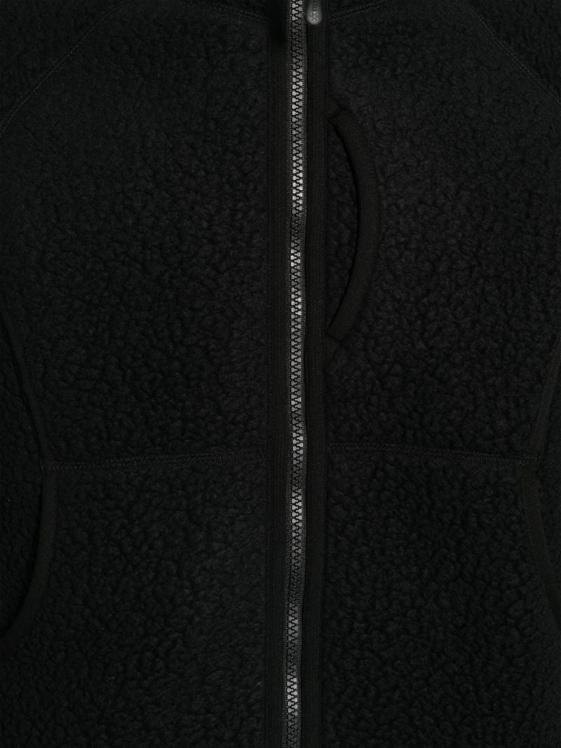 Black Boa Fleece Jacket