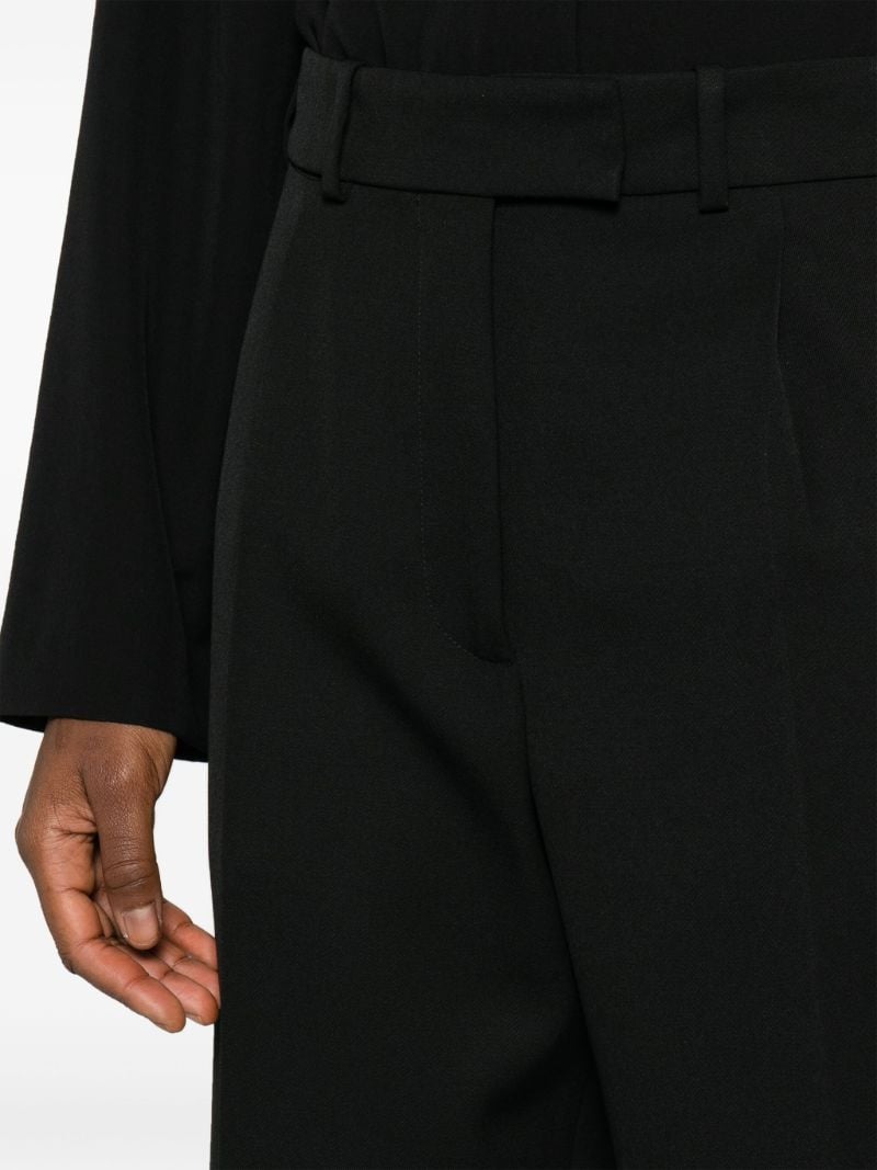 Black Roan Wool Trousers
