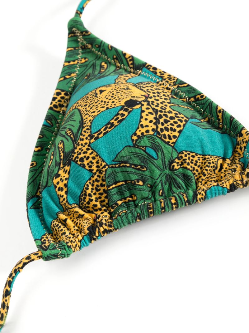 Green Miami Graphic-print Bikini