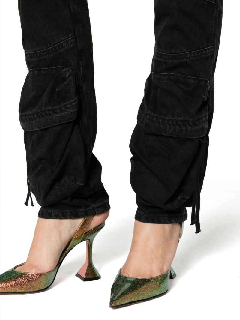 Black Essie Cargo Jeans