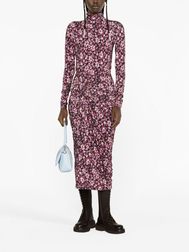 Pink Lou Floral-print Jersey Top
