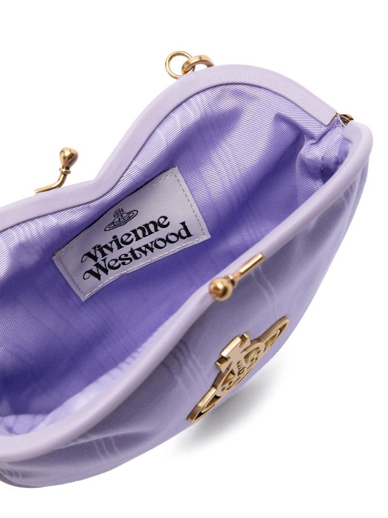 Purple Belle Heart Mini Bag