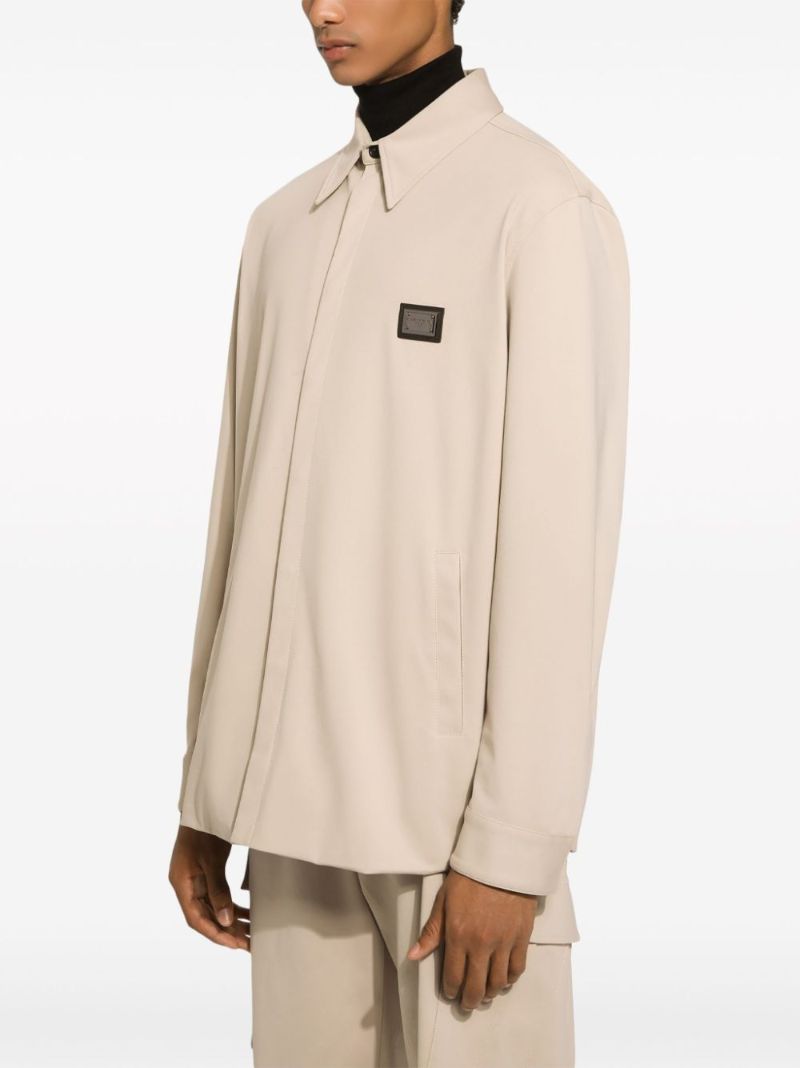Neutral Logo-plaque Shirt