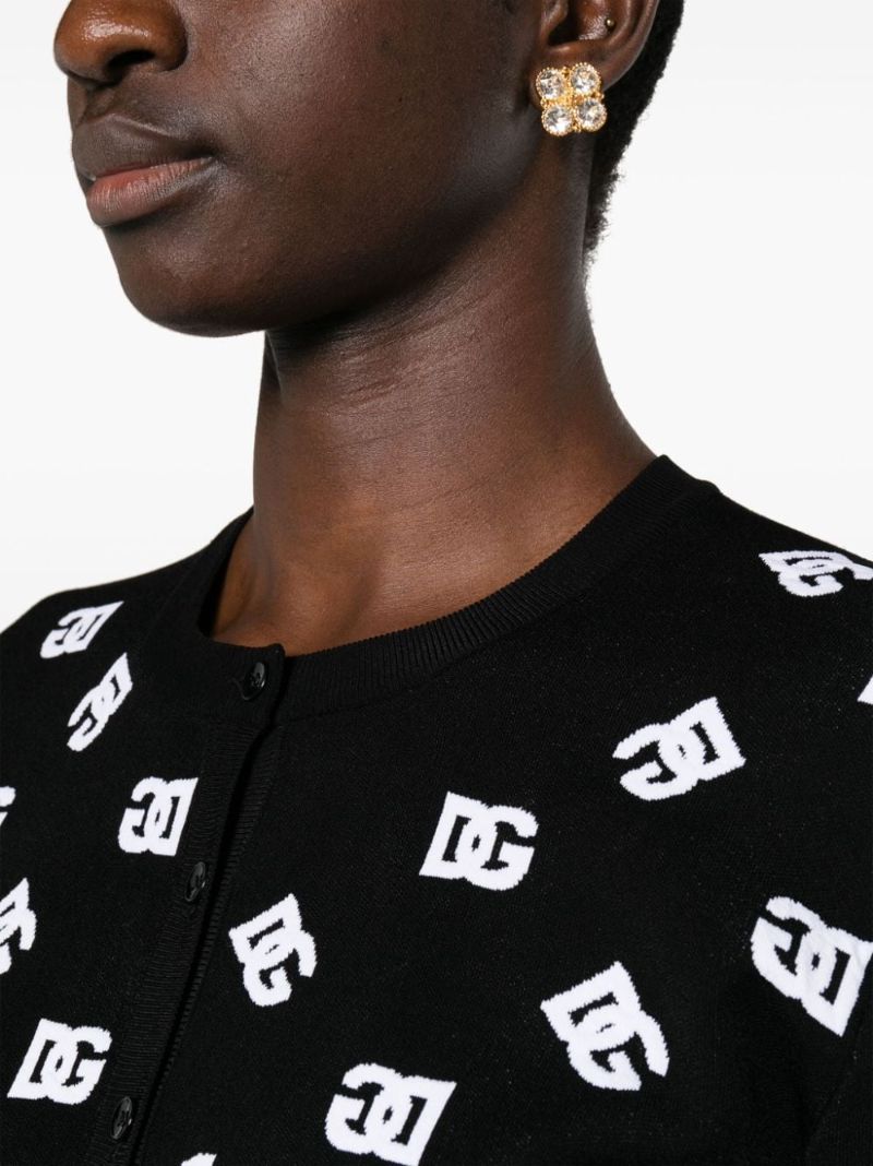 Black Dg Jacquard Jumper