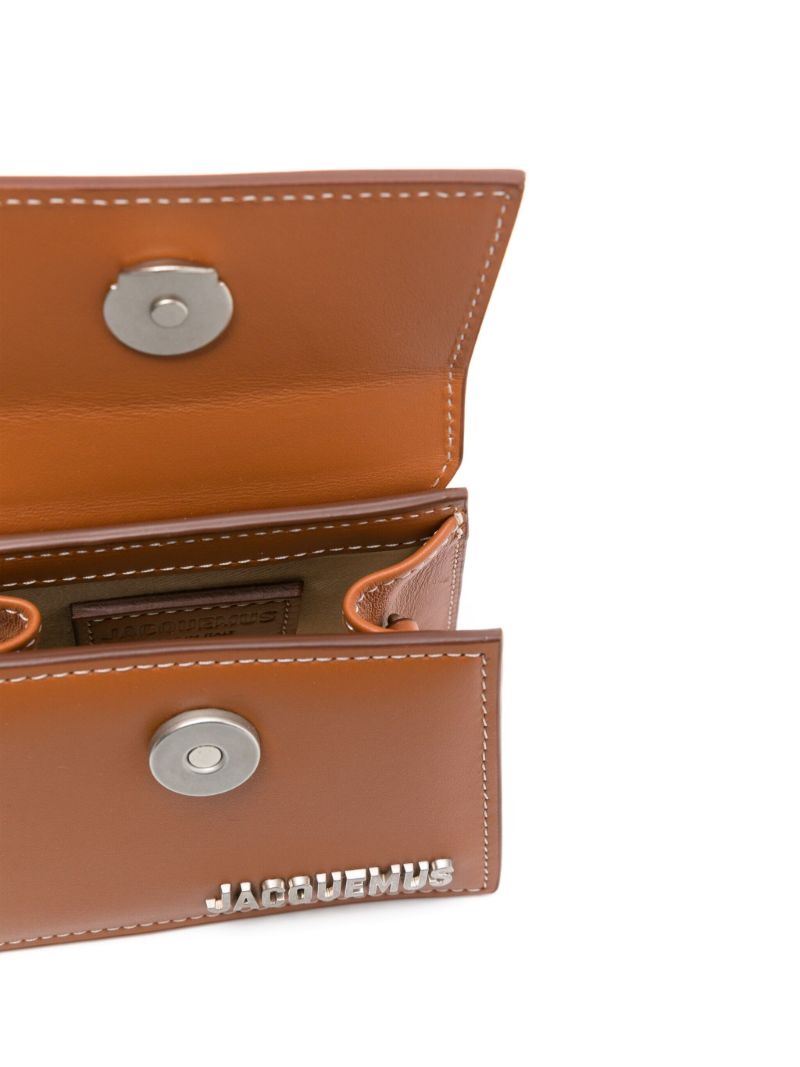 Brown Le Chiquito Homme Leather Top Handle Bag