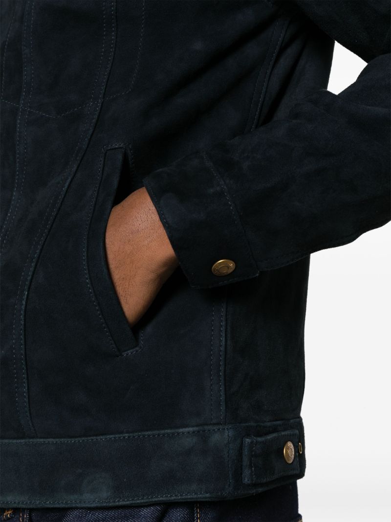 Blue Robby Nubuck Jacket