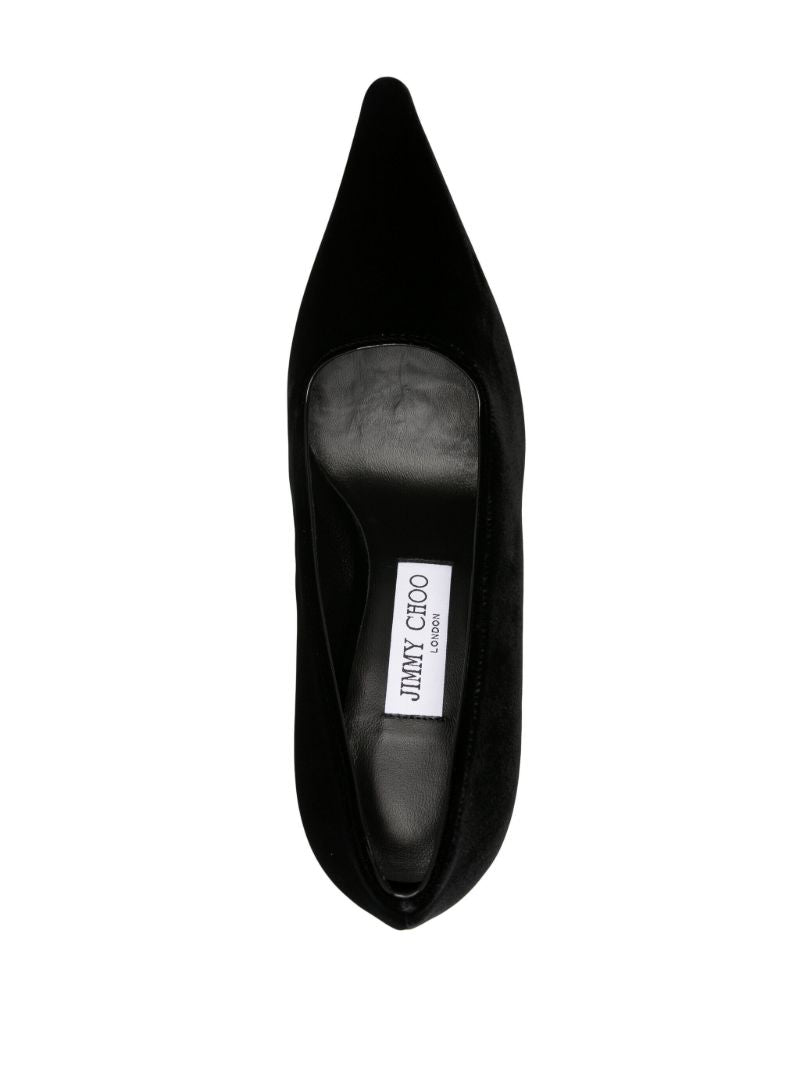 Black Ixia 95 Velvet Pumps