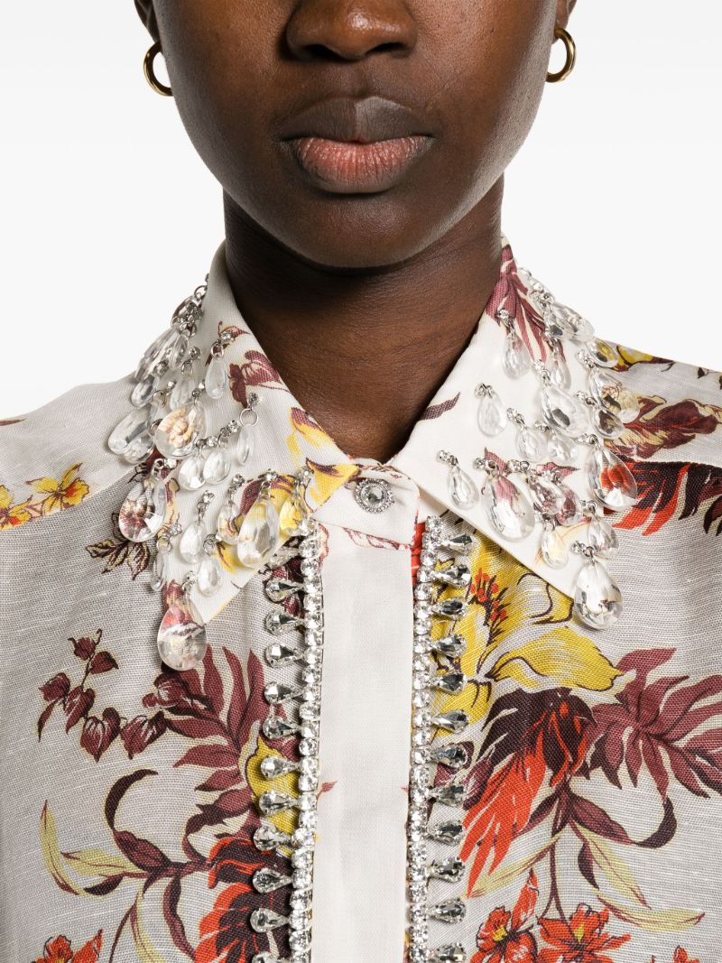 White Matchmaker Tropical Shirt