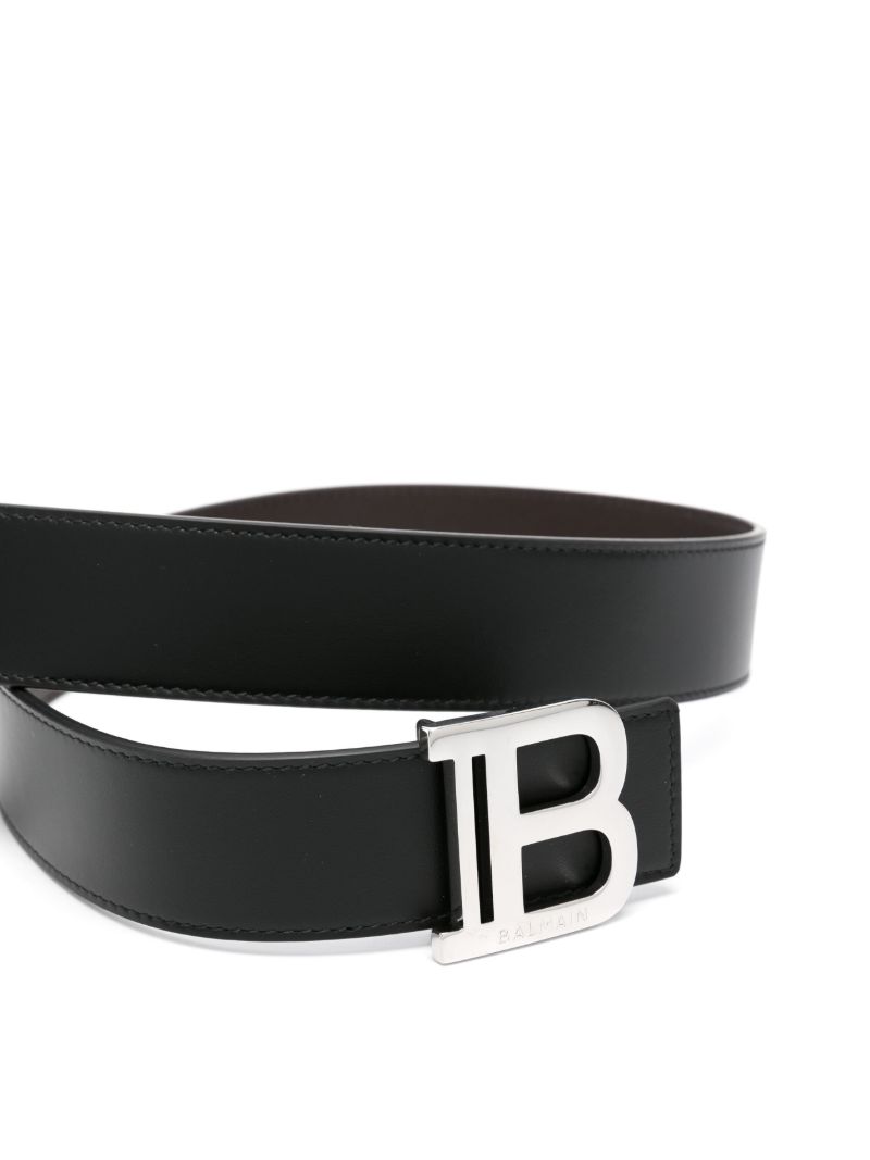 Black B-belt Reversible Leather Belt