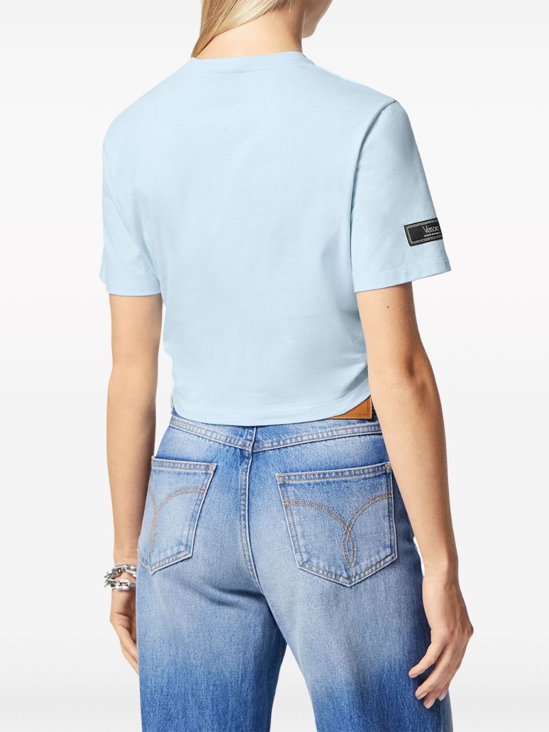 Blue 1978 Re-edition Logo Cotton T-shirt