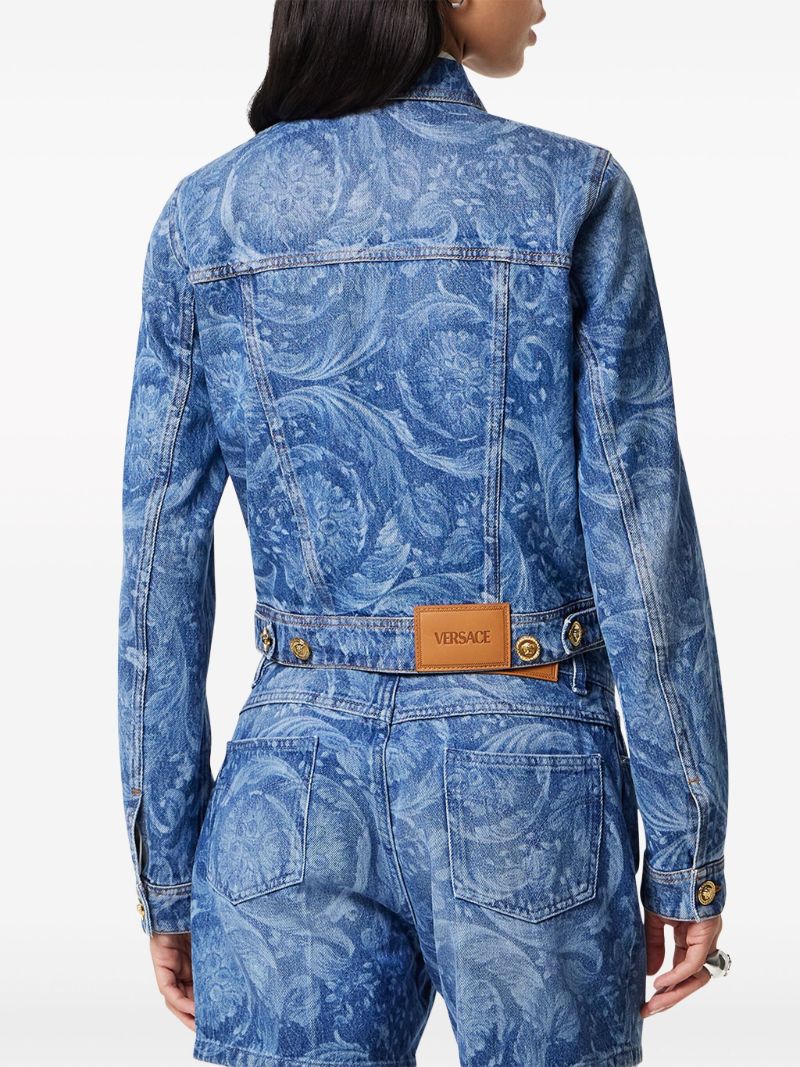 Blue Barocco Denim Jacket