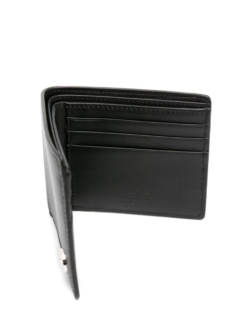 Black Medusa Biggie Leather Wallet