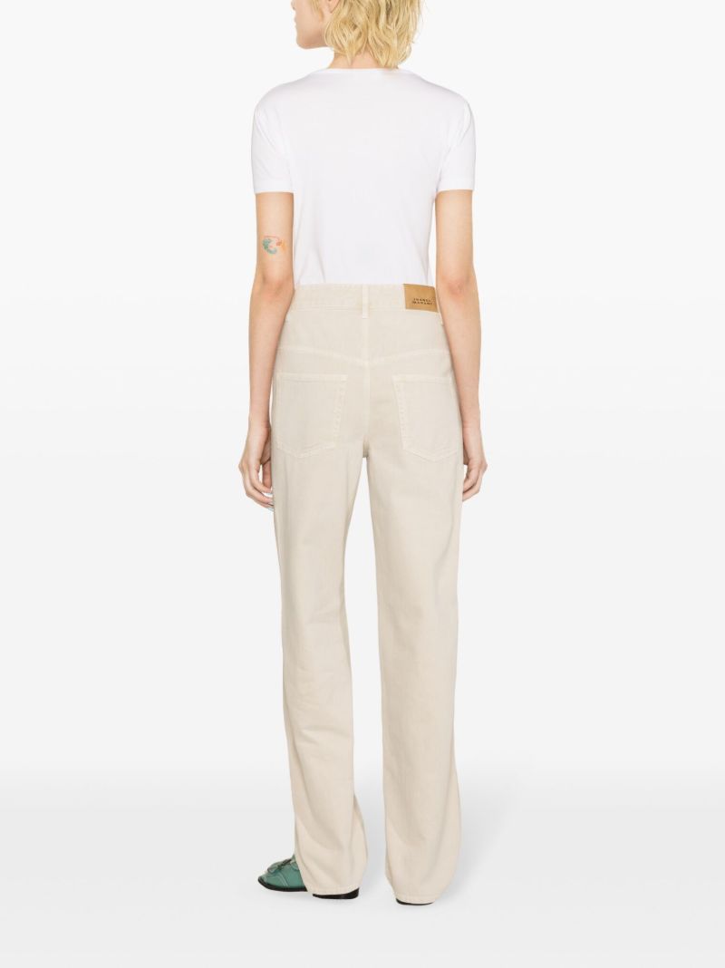 Neutral Valeria Straight-leg Jeans