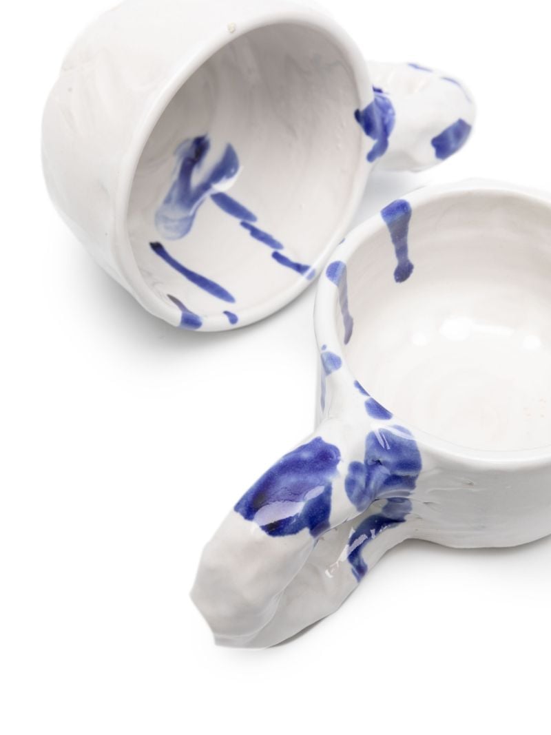 White Studio Ceramic Cup Set