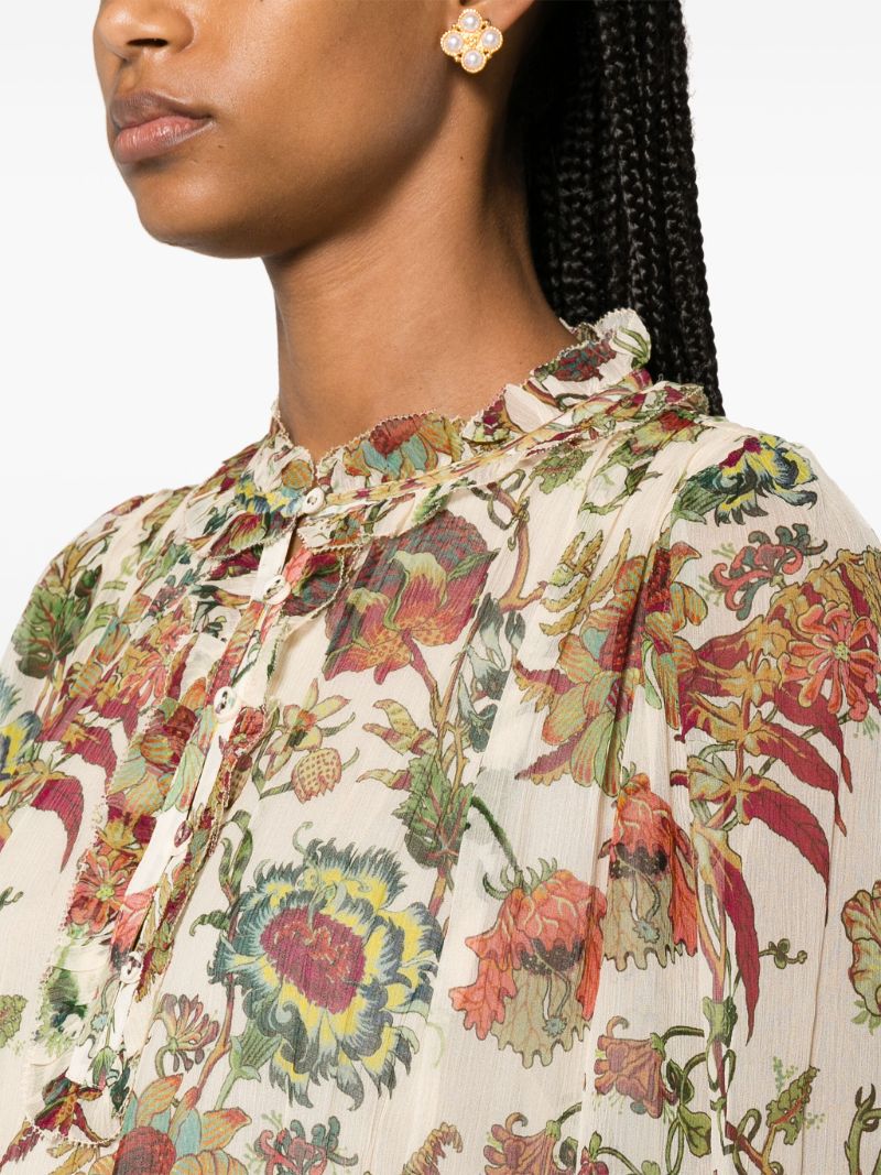 White Anais Silk Minidress