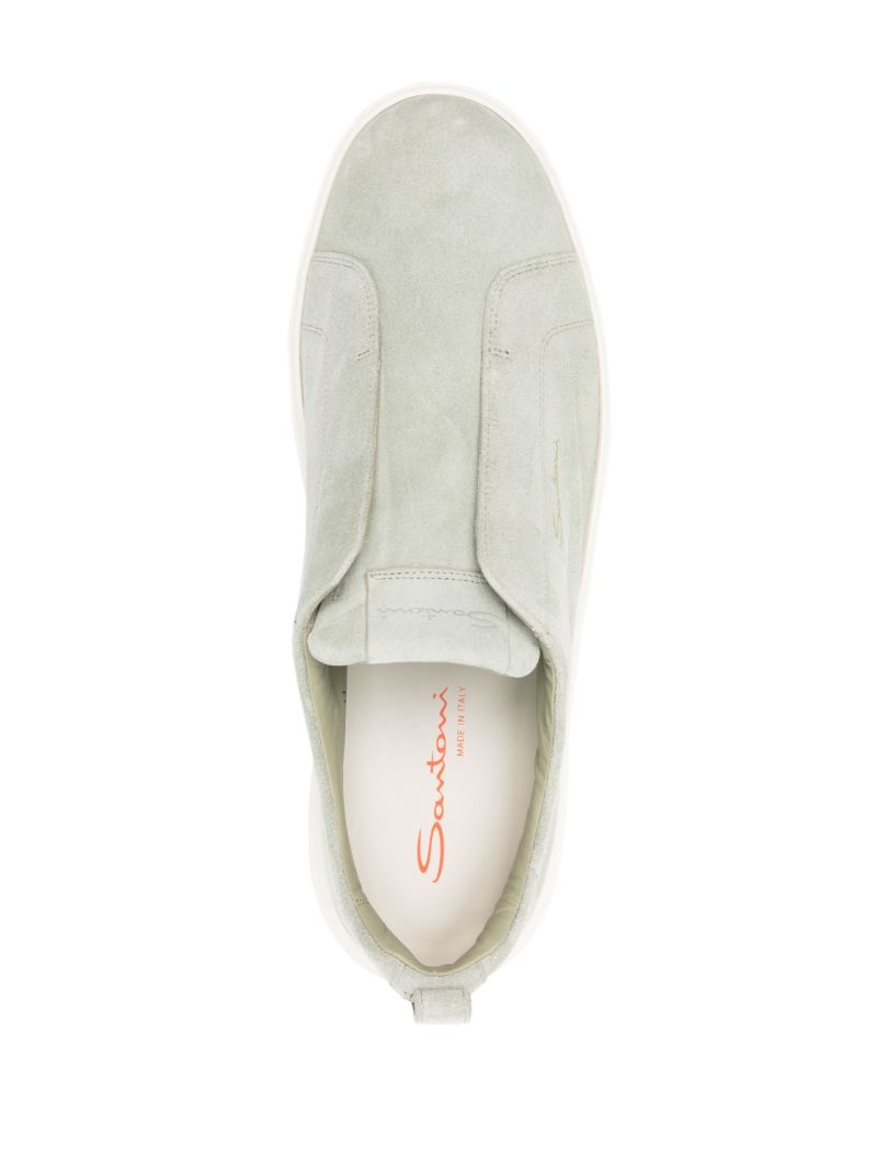 Green Victor Suede Sneakers