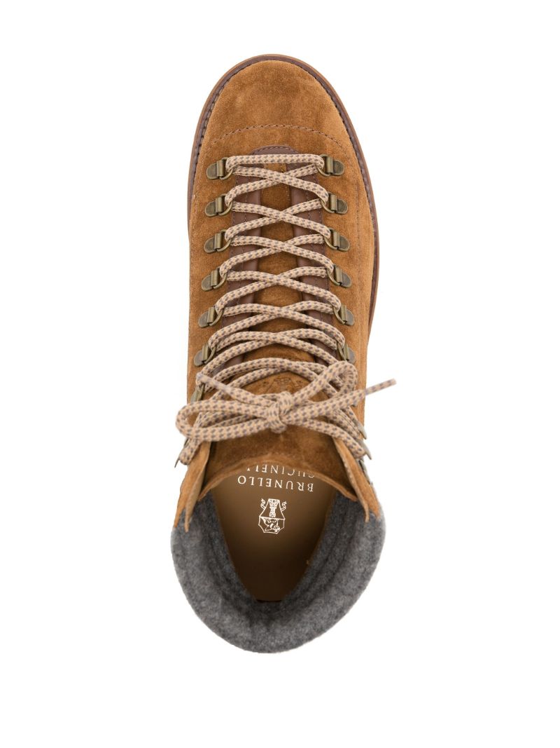 Brown Suede Ankle Boots
