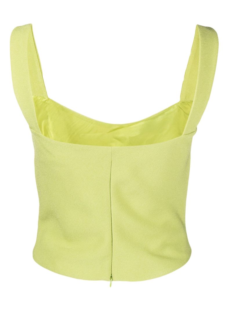 Green Raf Gathered Tank Top