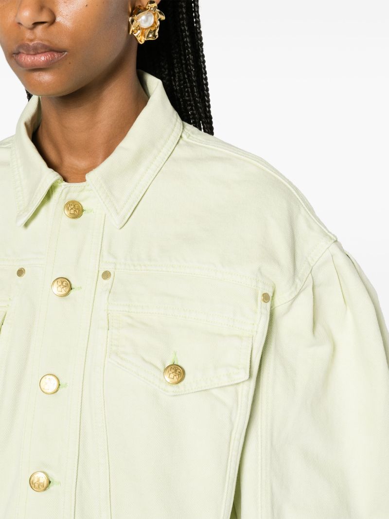 Green Cosette Denim Jacket