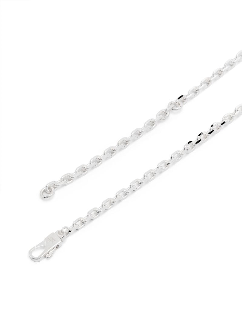 Sterling Silver Gucci Trademark Pendant Necklace