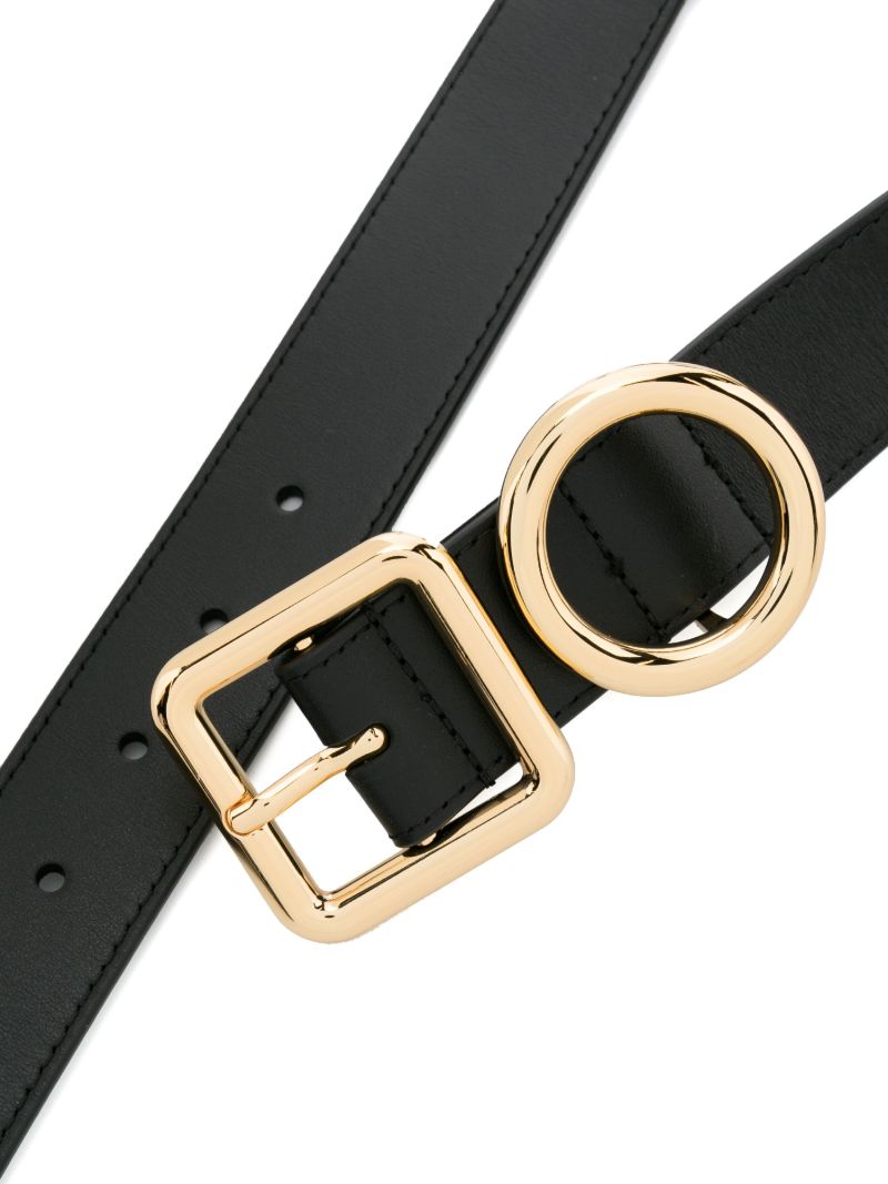Black Regalo Leather Belt