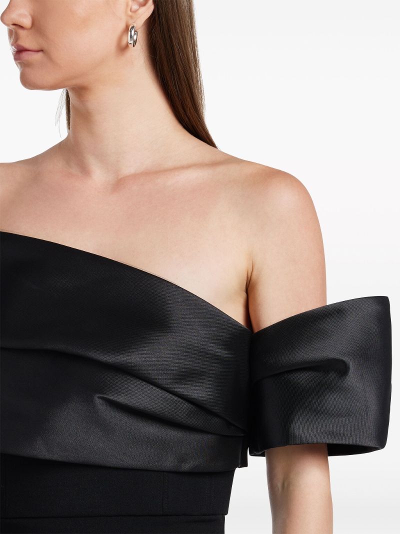 Black Alexis Off-shoulder Gown
