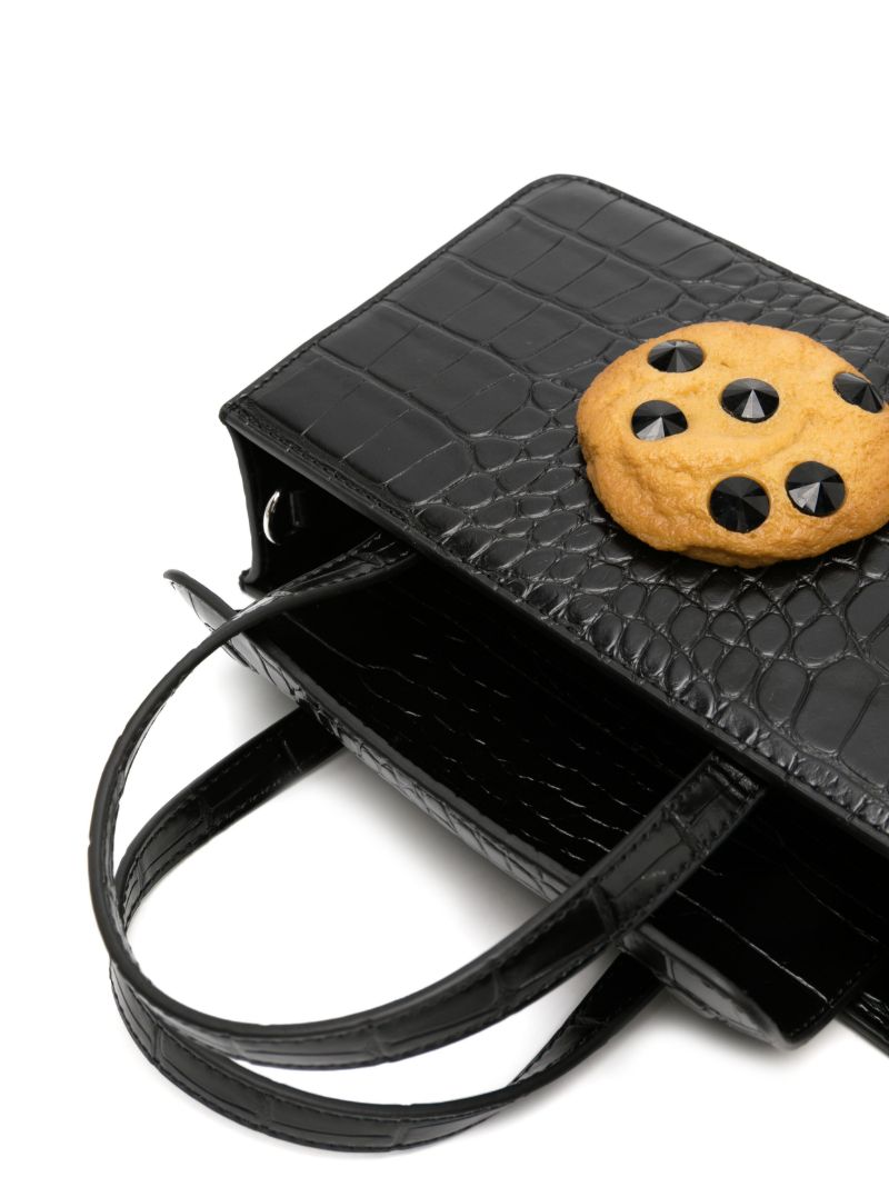 Black Cookie Small Tote Bag