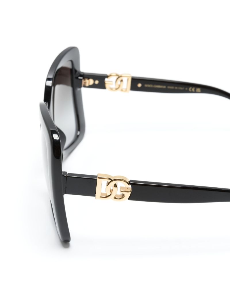 Black Butterfly-frame Sunglasses