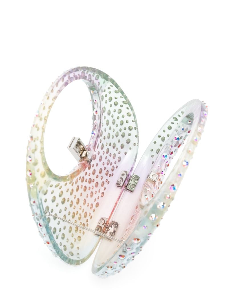 Pink Meleni Crystal-embellished Tote Bag