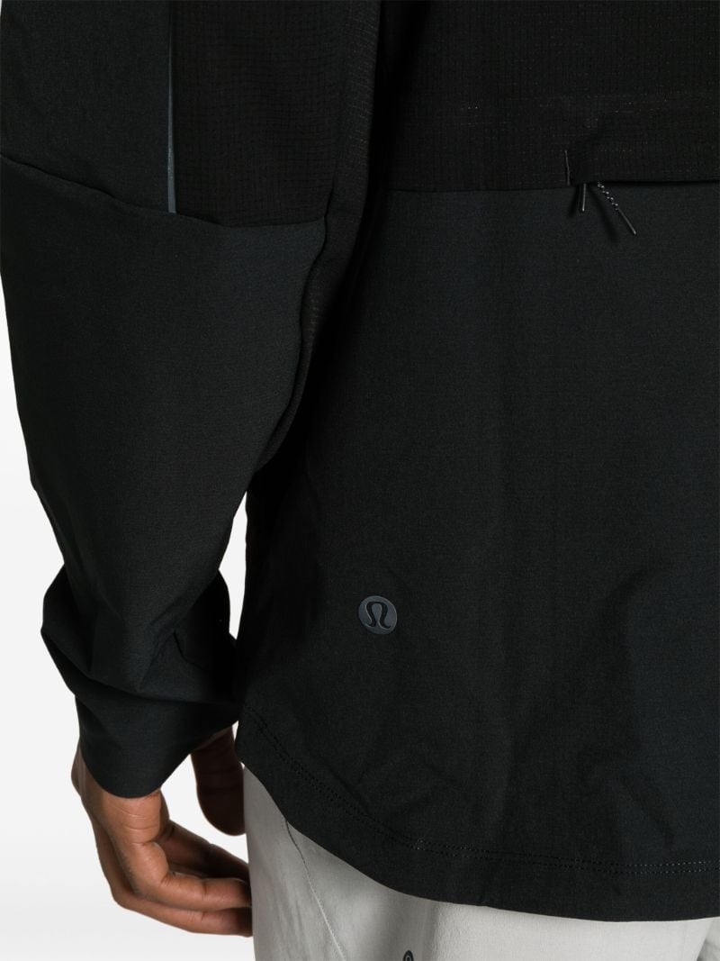 Black Warp Packable Hooded Jacket